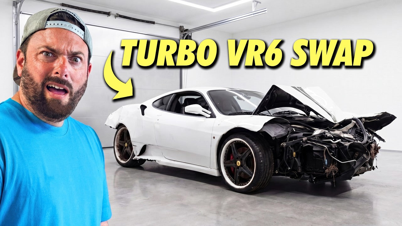 Turning the world's CHEAPEST Ferrari into a drift car in 4 WEEKS!
