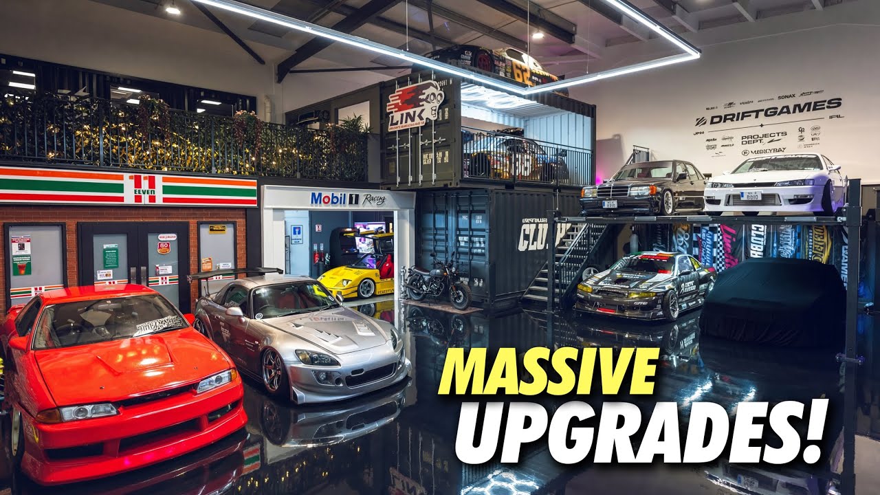 Turning a boring warehouse into our DREAM GARAGE / MANCAVE!