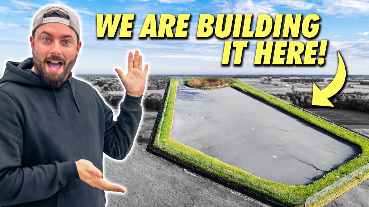 We are building OUR OWN custom DRIFT TRACK!