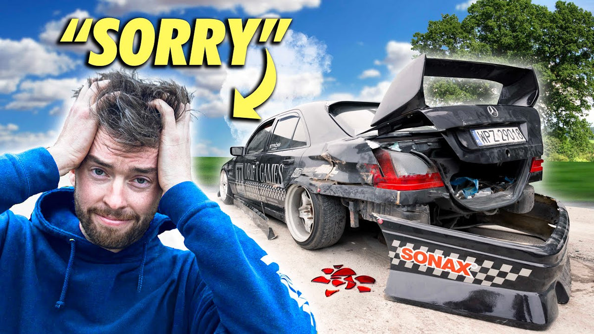 James Deane tried to drift our Mercedes… and THIS happened!