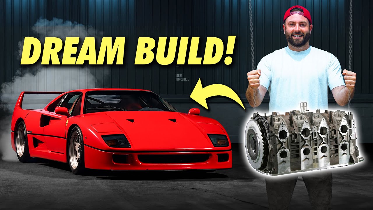 We are building a ROTARY-powered Ferrari F40 DRIFT CAR!