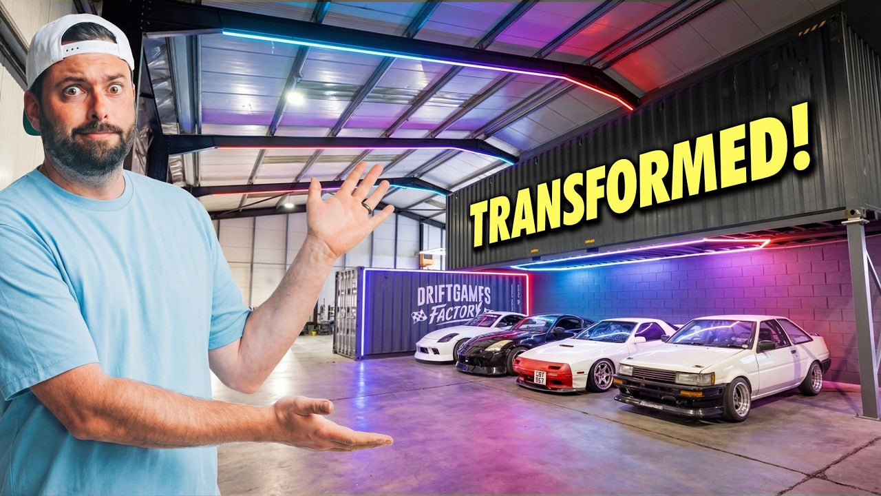 It’s DONE! VACANT building to our dream garage in 7 DAYS!