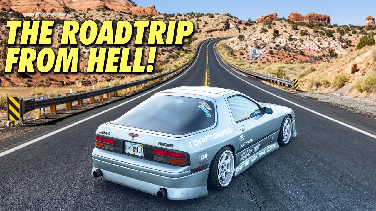 We TRIED to driving a BARN FIND RX7 across the USA…