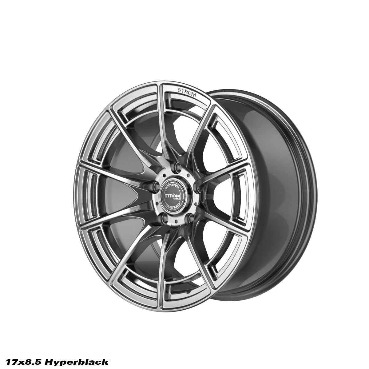 STROM DS-F55 Light Hyper Black 17x8.5 5x120 ET30