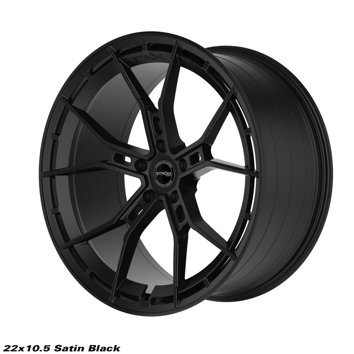 STROM STR-F5 Satin Black 22x10.5 5x120 ET32