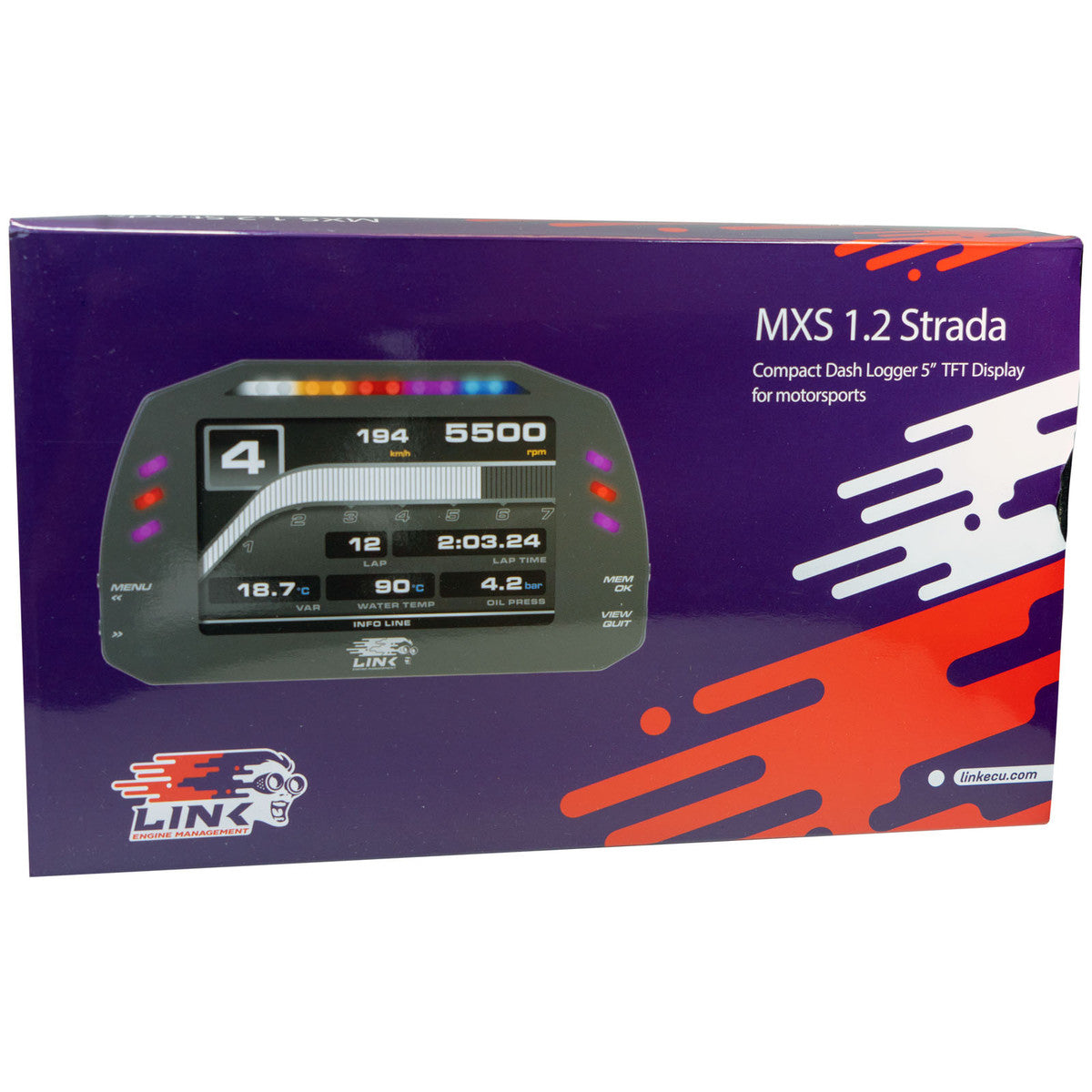 Link ECU MXS Strada 5" Dash - Race Edition