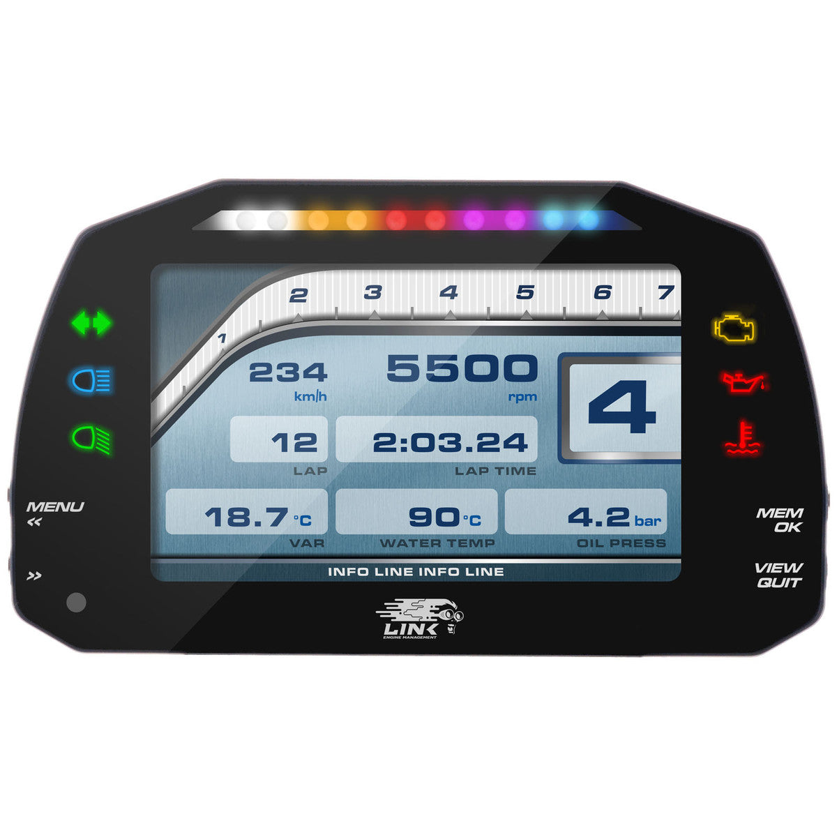 Link ECU MXS Strada 5" Dash - Street Edition