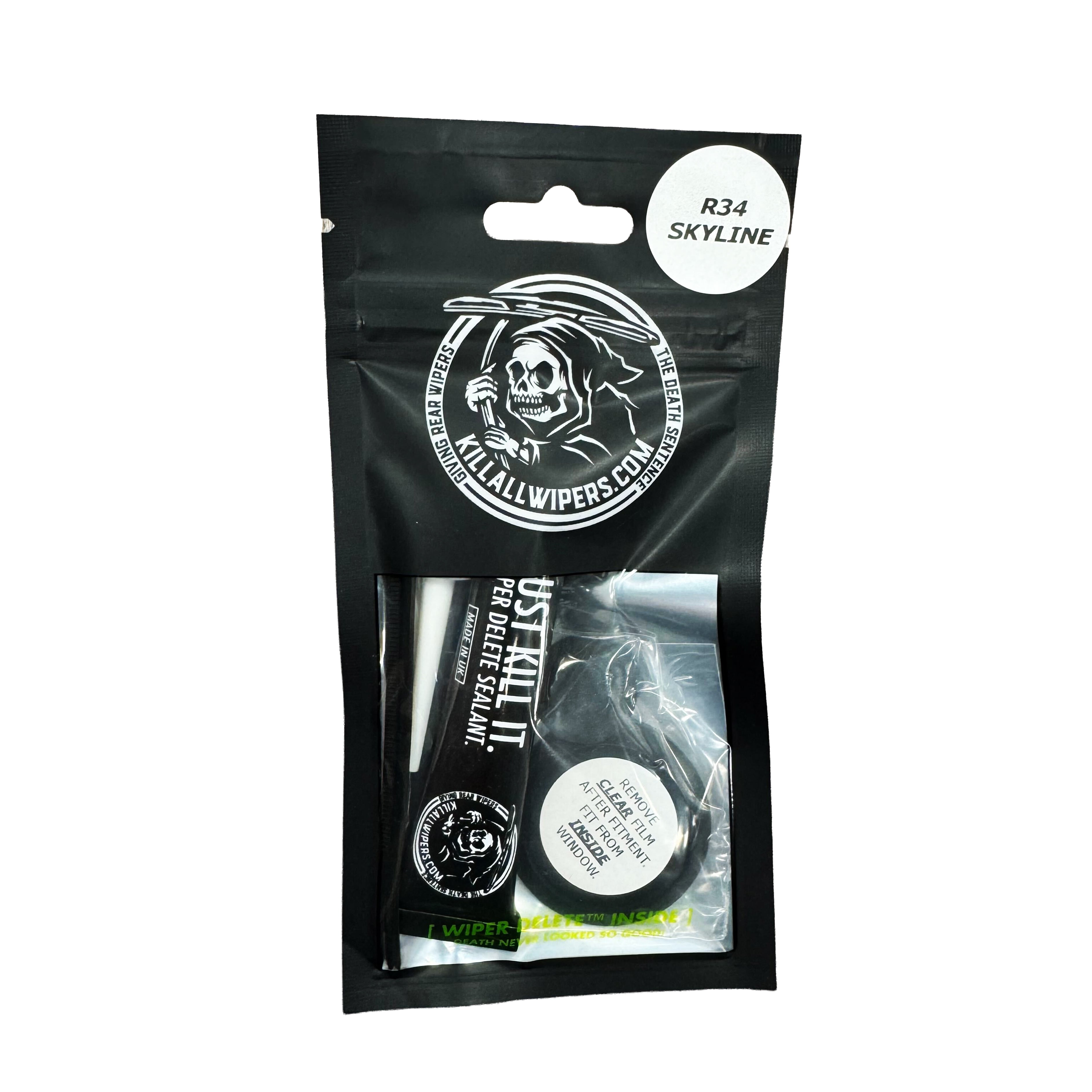 Nissan R34 Skyline • Flush Wiper Delete Kit