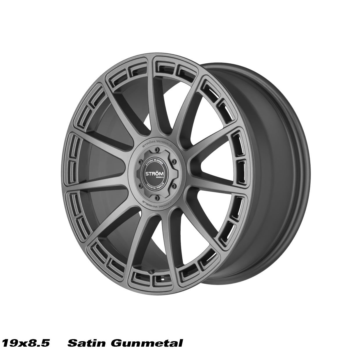 STROM VS-F11 Satin Gun Metal 19x8.5 6x120 ET44
