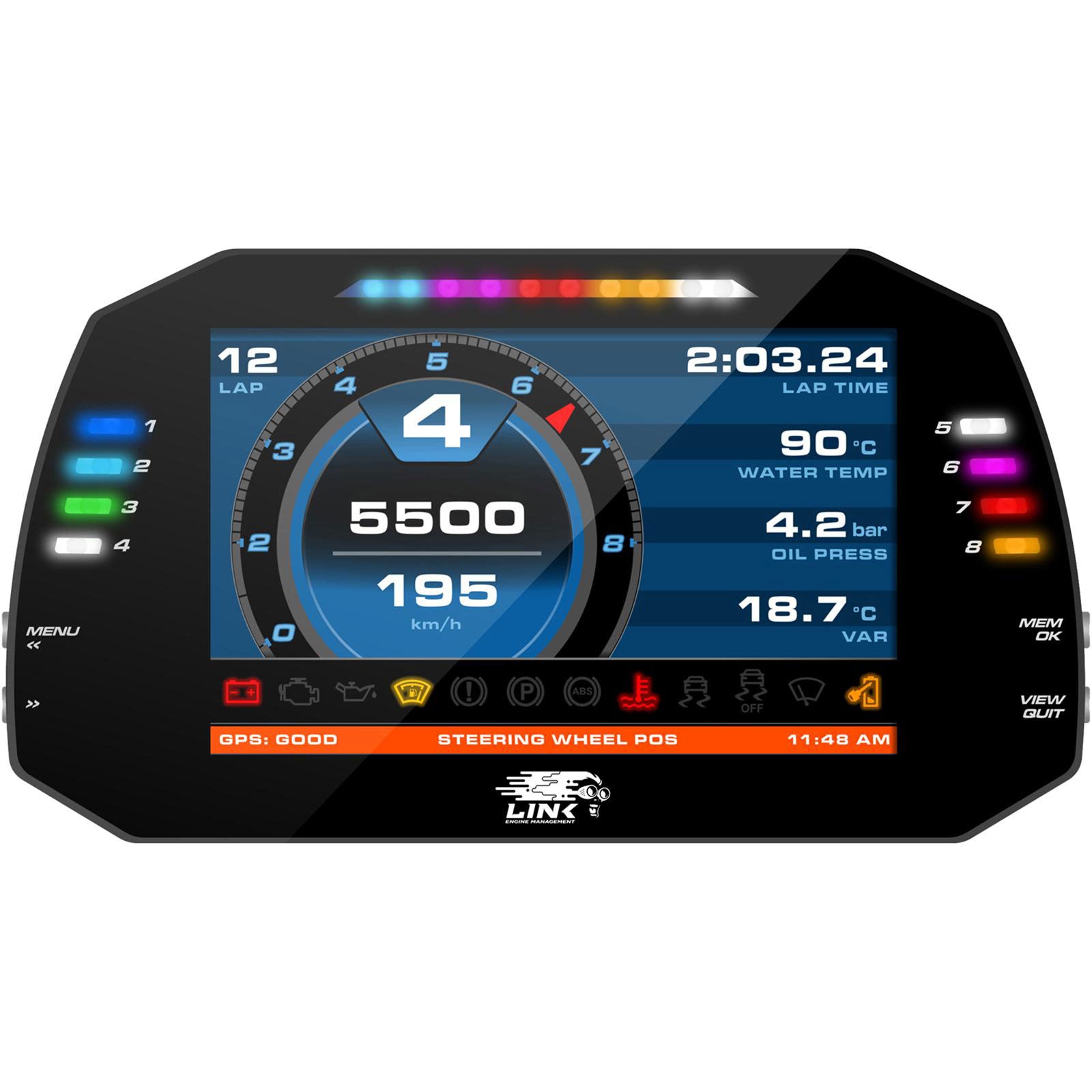Link ECU MXG Strada Light 7-inch Dash - Race Edition