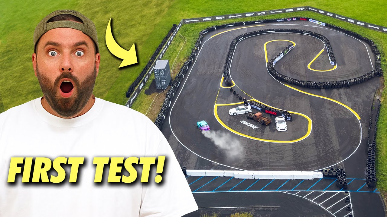 We built OUR OWN drift track... DREAM COME TRUE!