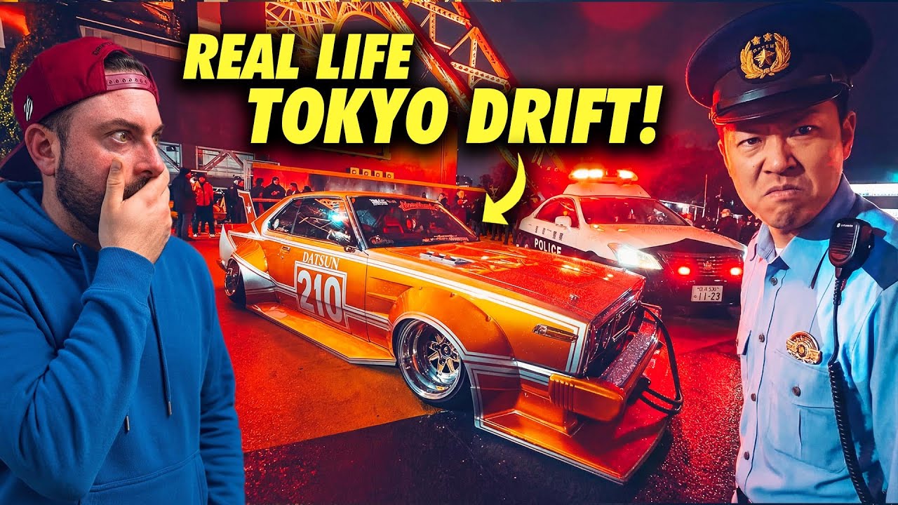 We found Japan’s illegal car scene AFTER DARK!