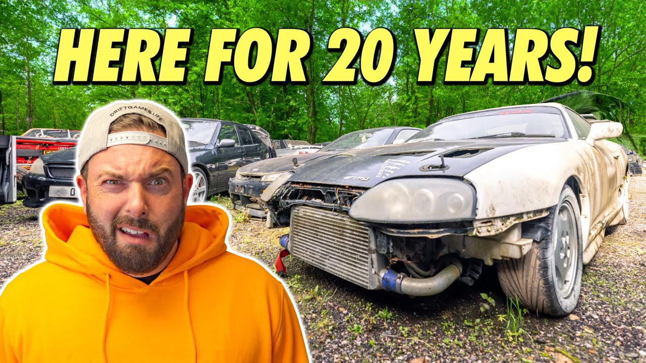 We found 100 Japanese cars ABANDONED in a UK FIELD...