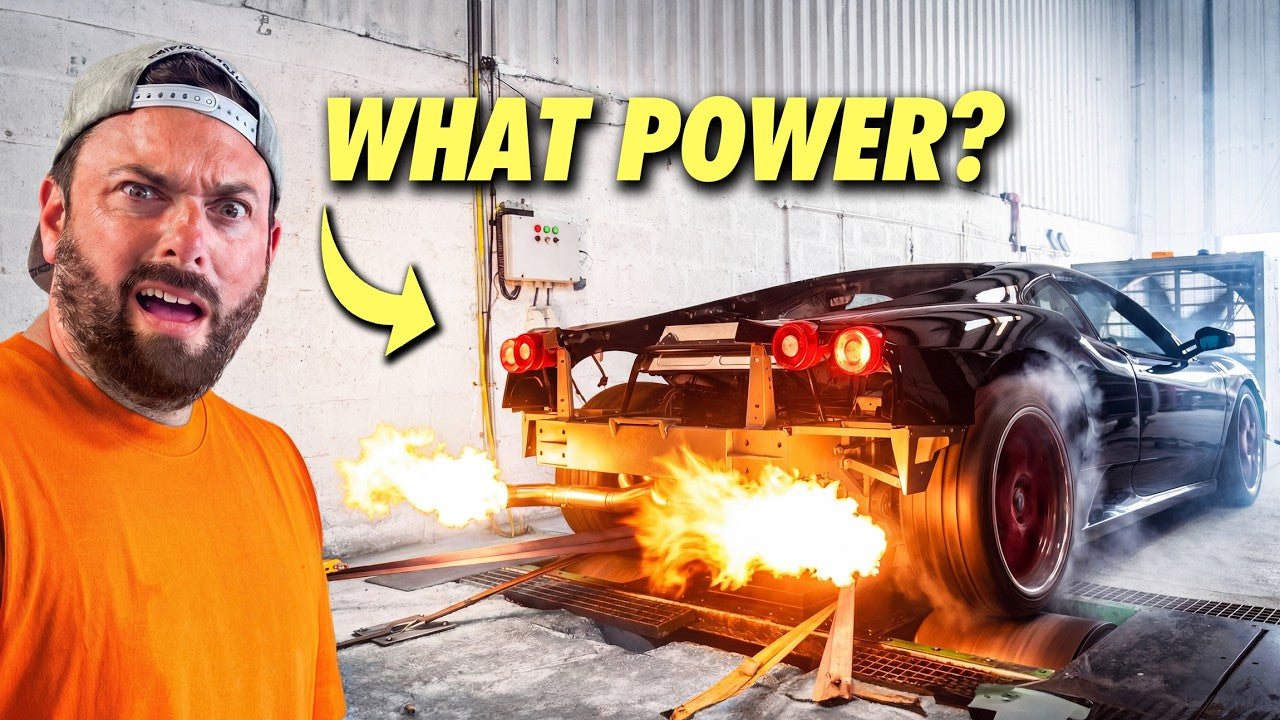 We put a VW VR6 engine in a crashed FERRARI… DYNO TIME!