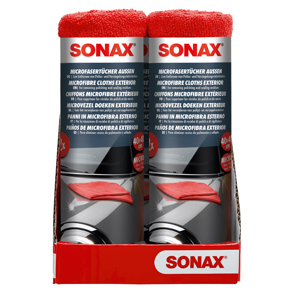 SONAX Microfibre Cloth Exterior (2-Pack)