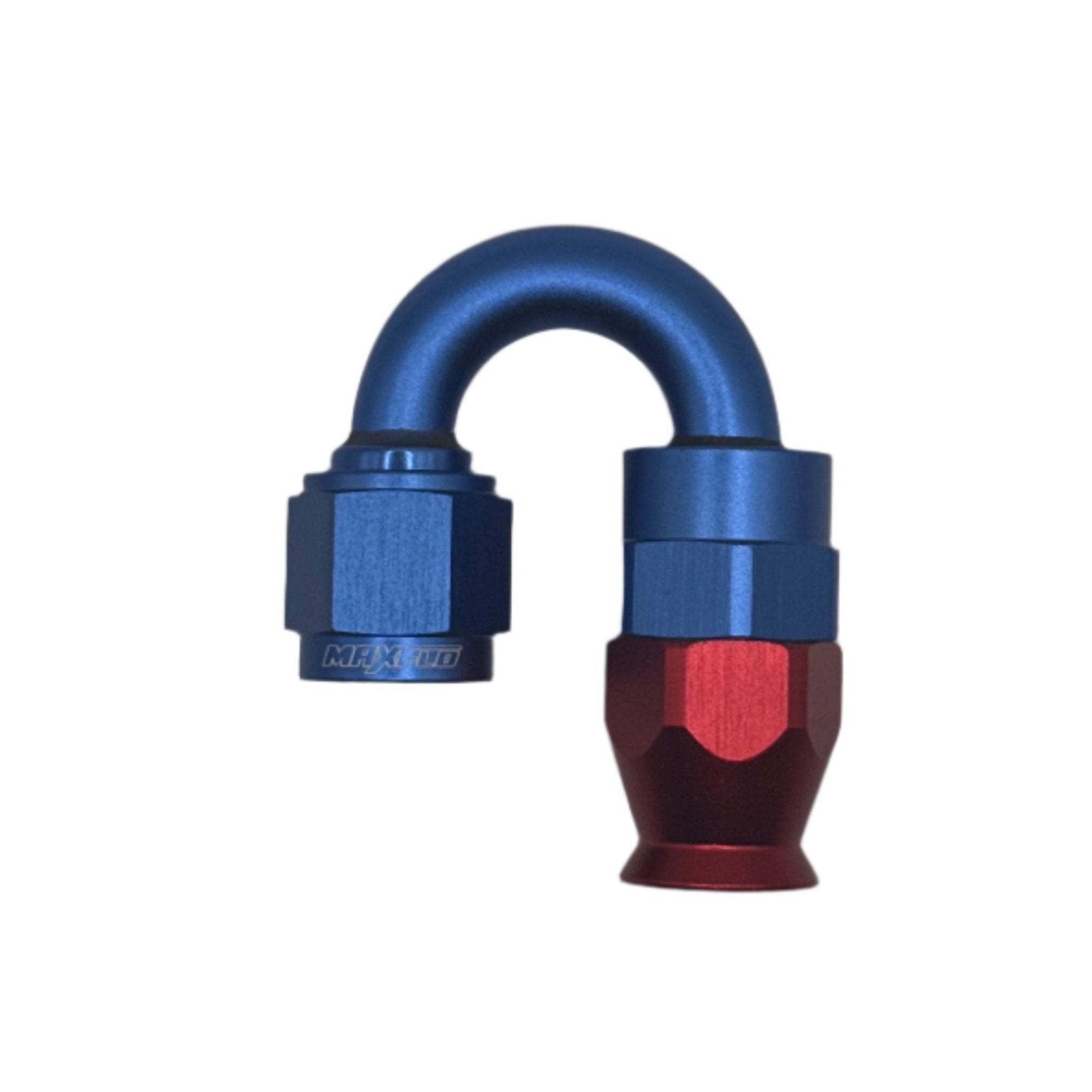 MaxFlo AN6 180 Degree Swivel Blue/Red PTFE