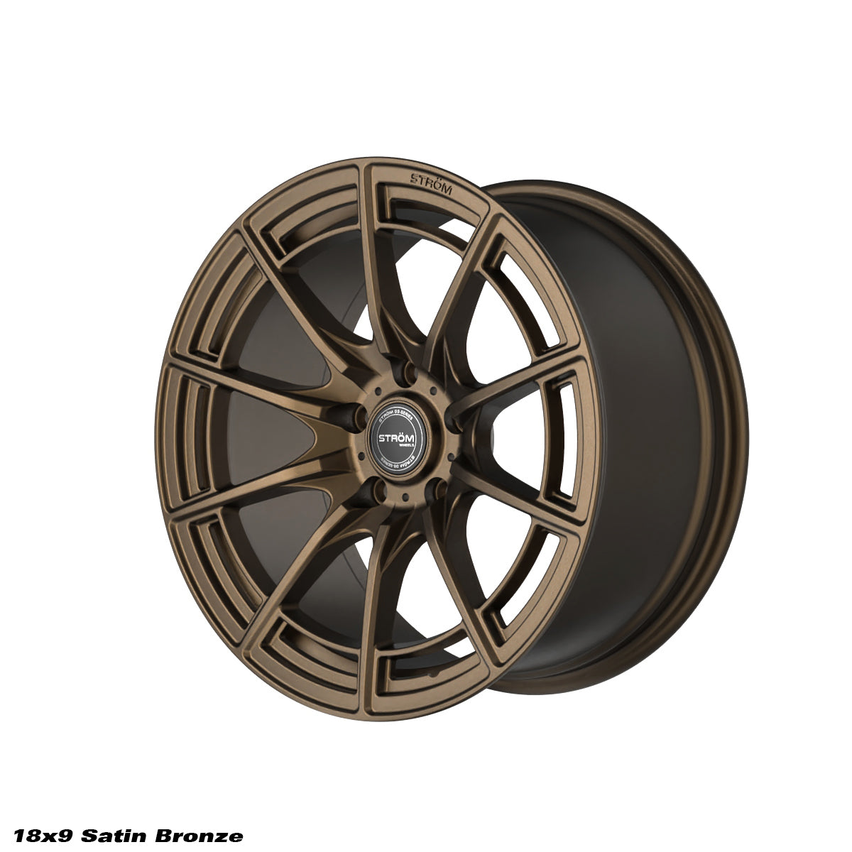 STROM DS-F55 Dark Satin Bronze 18x9 5x114.3 ET30