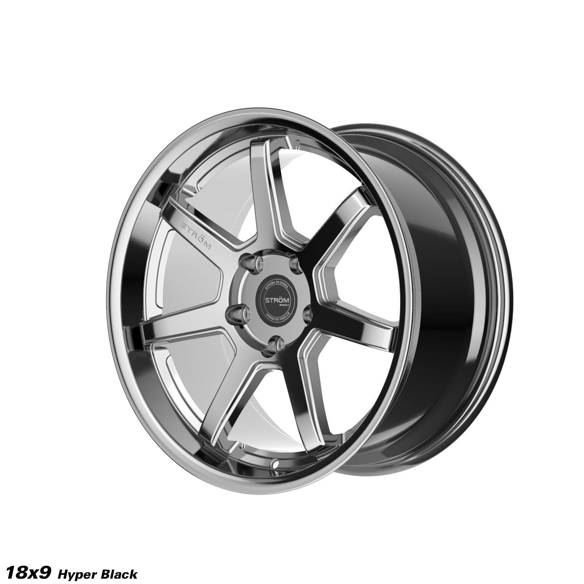 STROM DS-15 Light Hyper Black 18x9 5x114.3 ET30