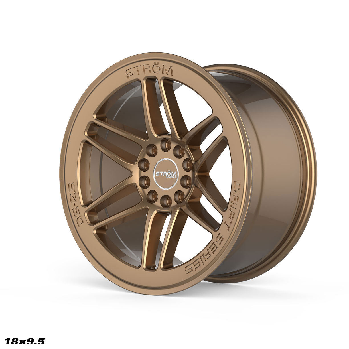 STROM DS-25 Gloss Bronze 18x9.5 5x114.3/120 ET35