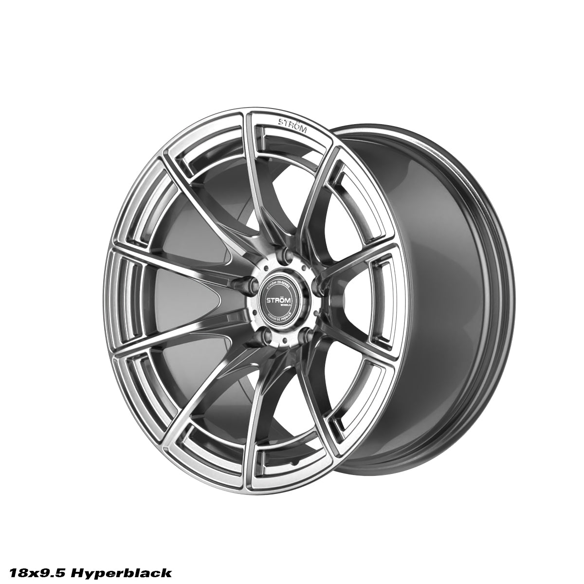 STROM DS-F55 Light Hyper Black 18x9.5 5x120 ET8