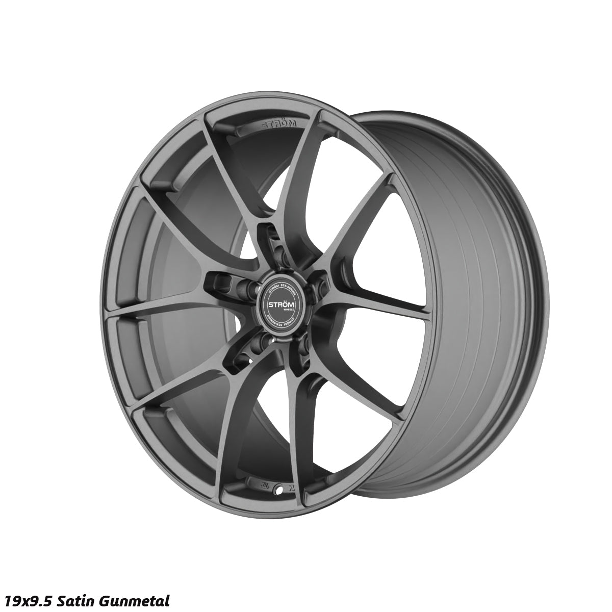 STROM STR-F1 Satin Gun Metal 19x9.5 5x112 ET40