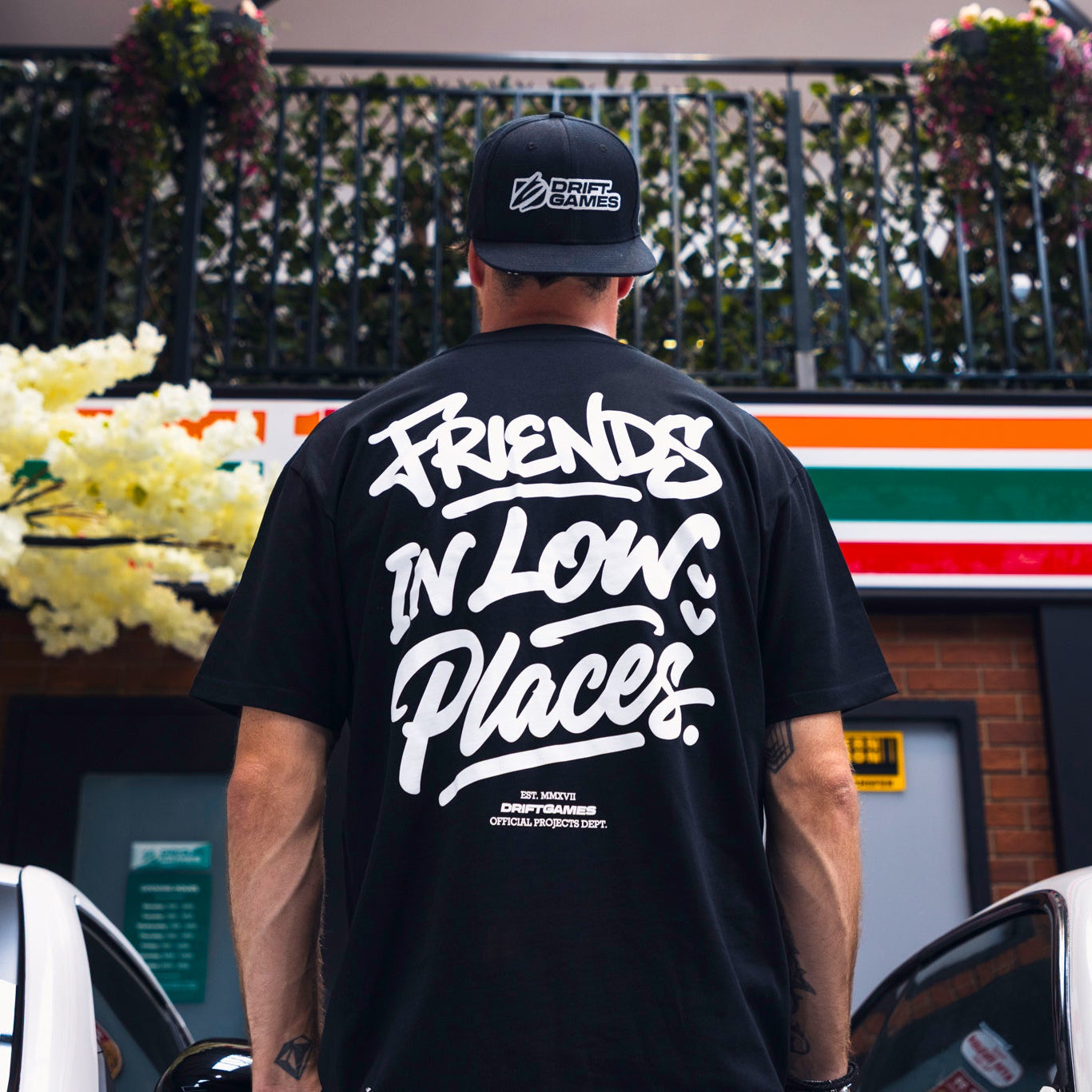 Friends in Low Places Black Tee