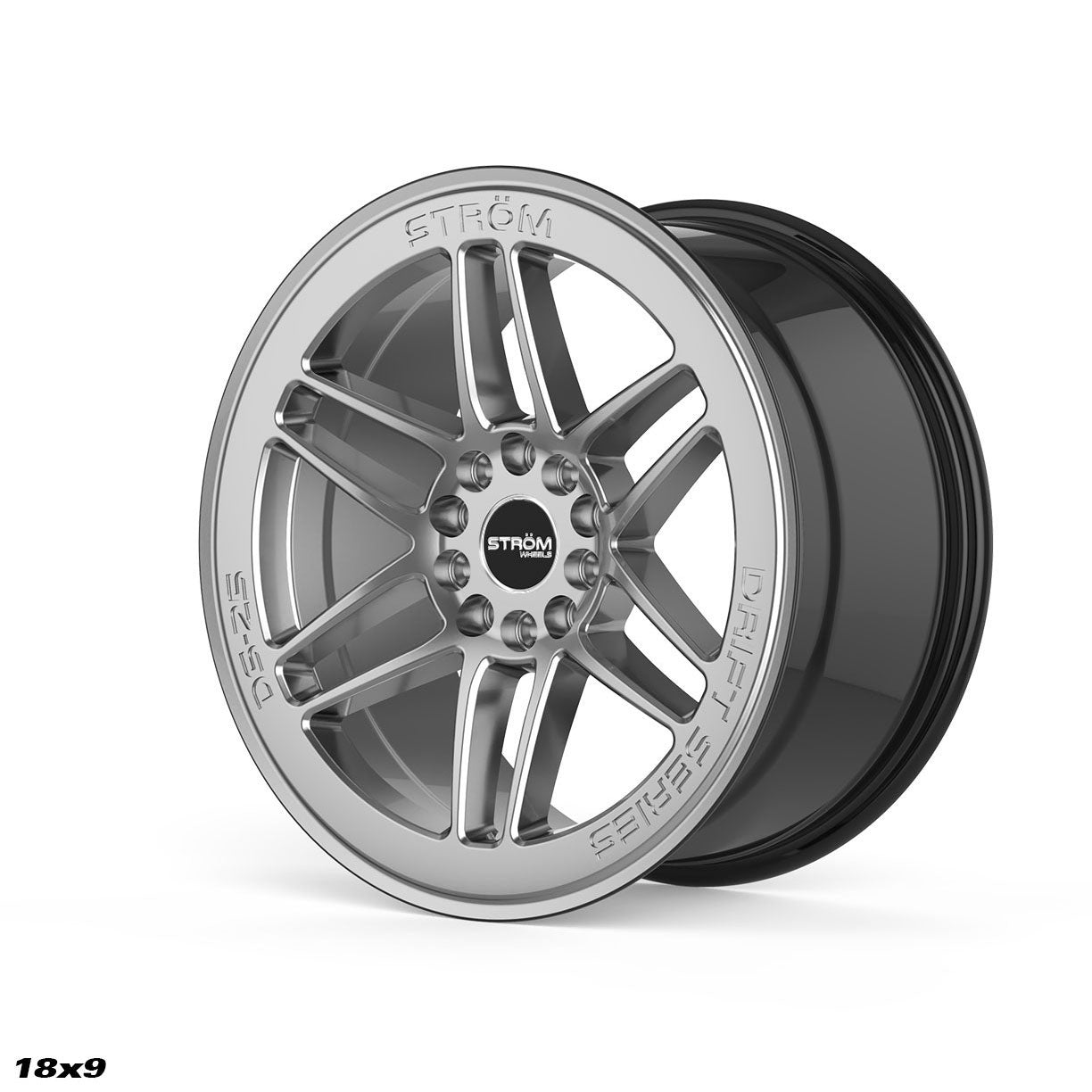 STROM DS-25 Hyper Black 18x9 5x114.3/120 ET33