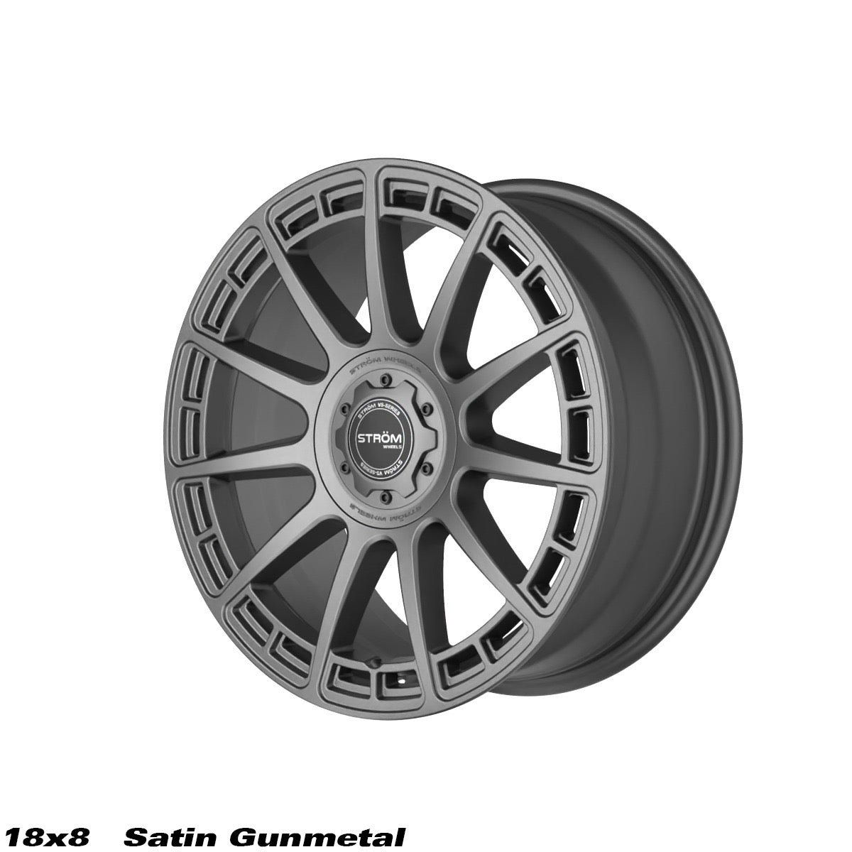 STROM VS-F11 Satin Gun Metal 18x8 5x120 ET40