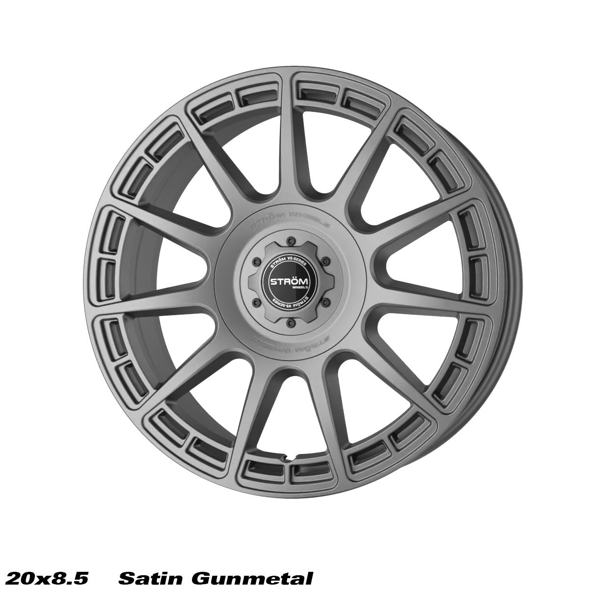 STROM VS-F11 Satin Gun Metal 20x8.5 6x120 ET44