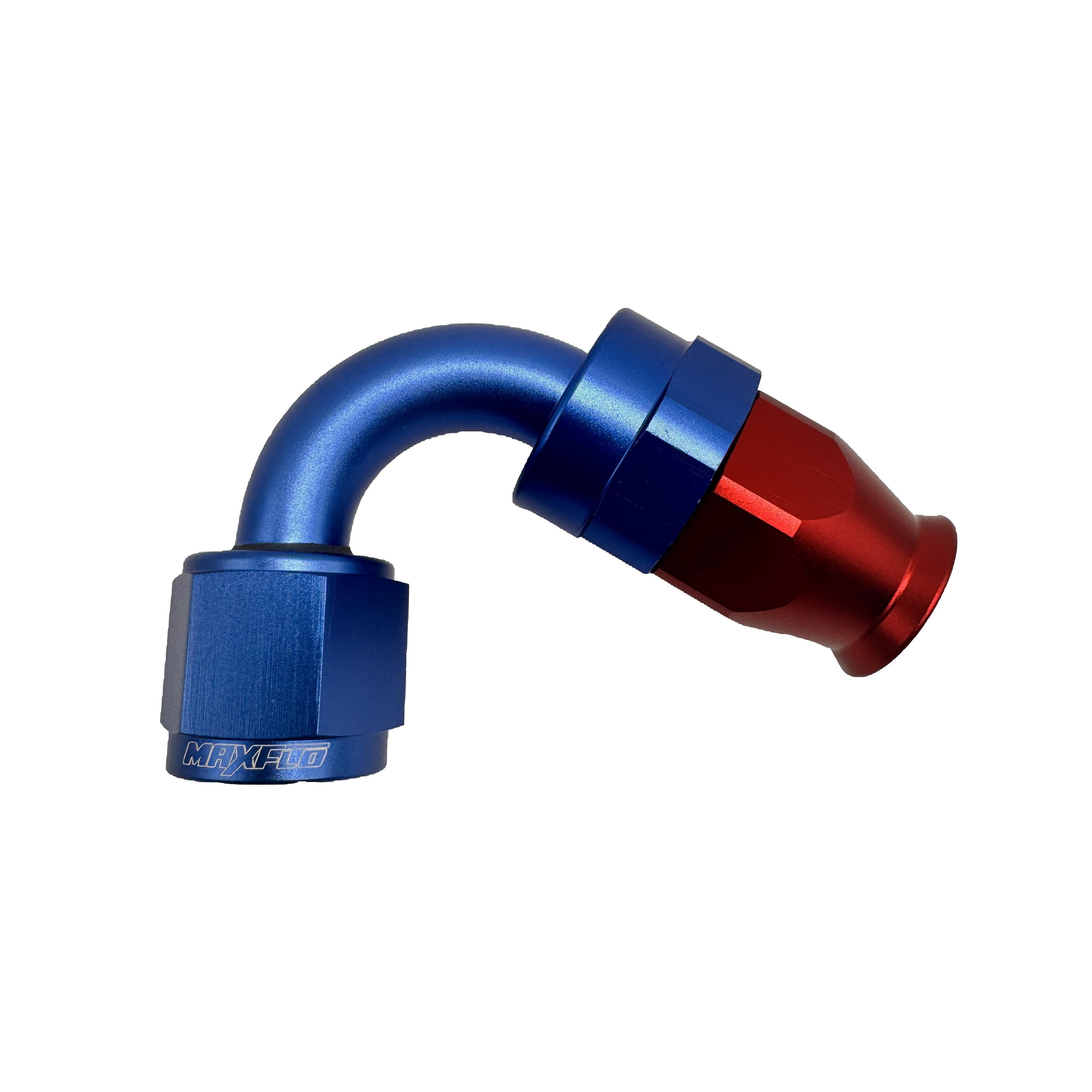 MaxFlo AN10 120 Degree Swivel Blue/Red