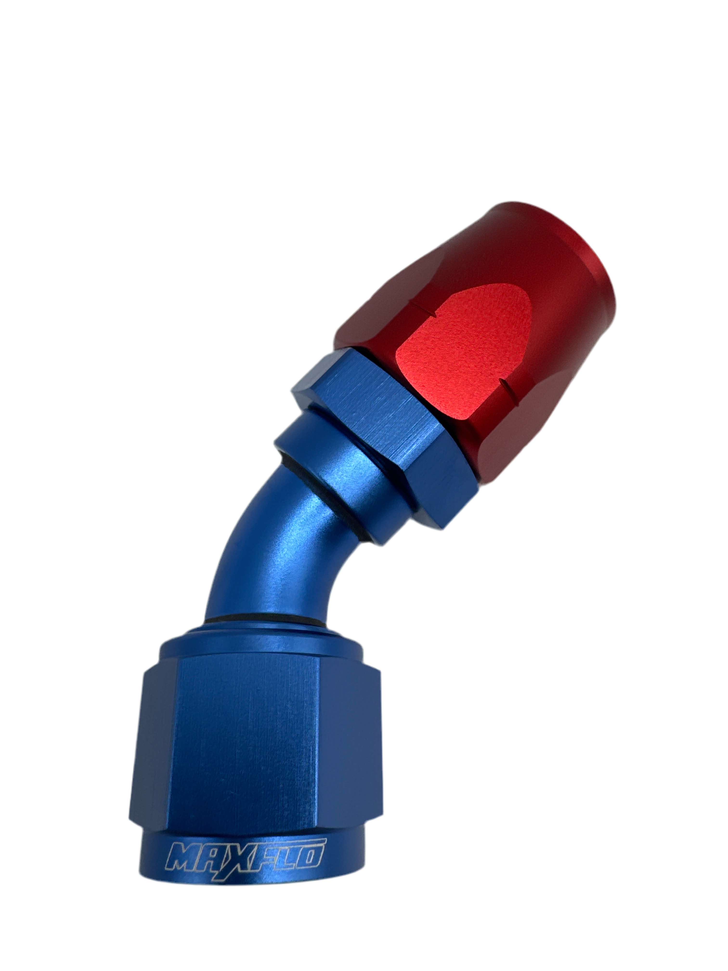 MaxFlo AN10 45 Degree Swivel Blue/Red