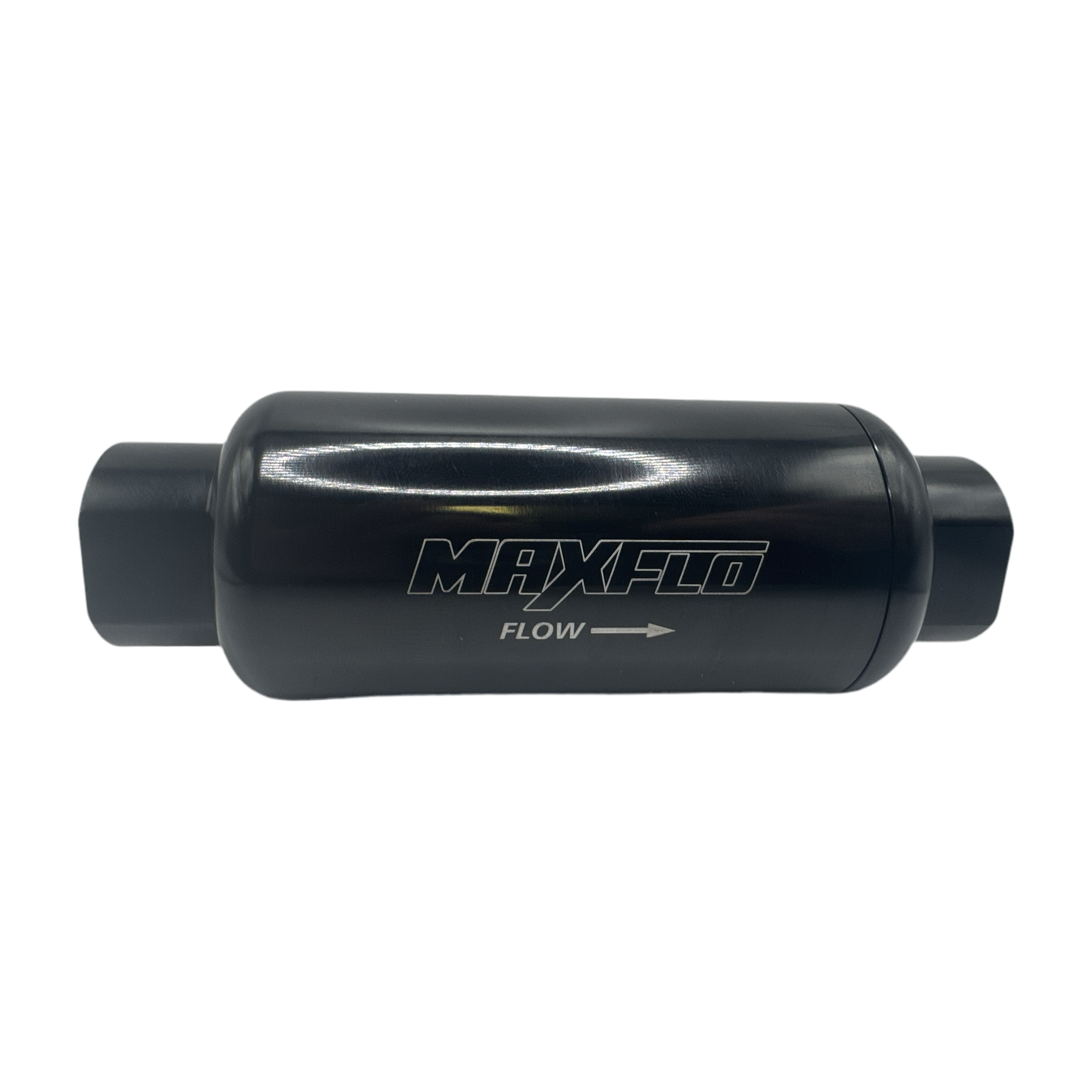 MaxFlo AN10 Orb Billet Fuel Filter 50mm Black