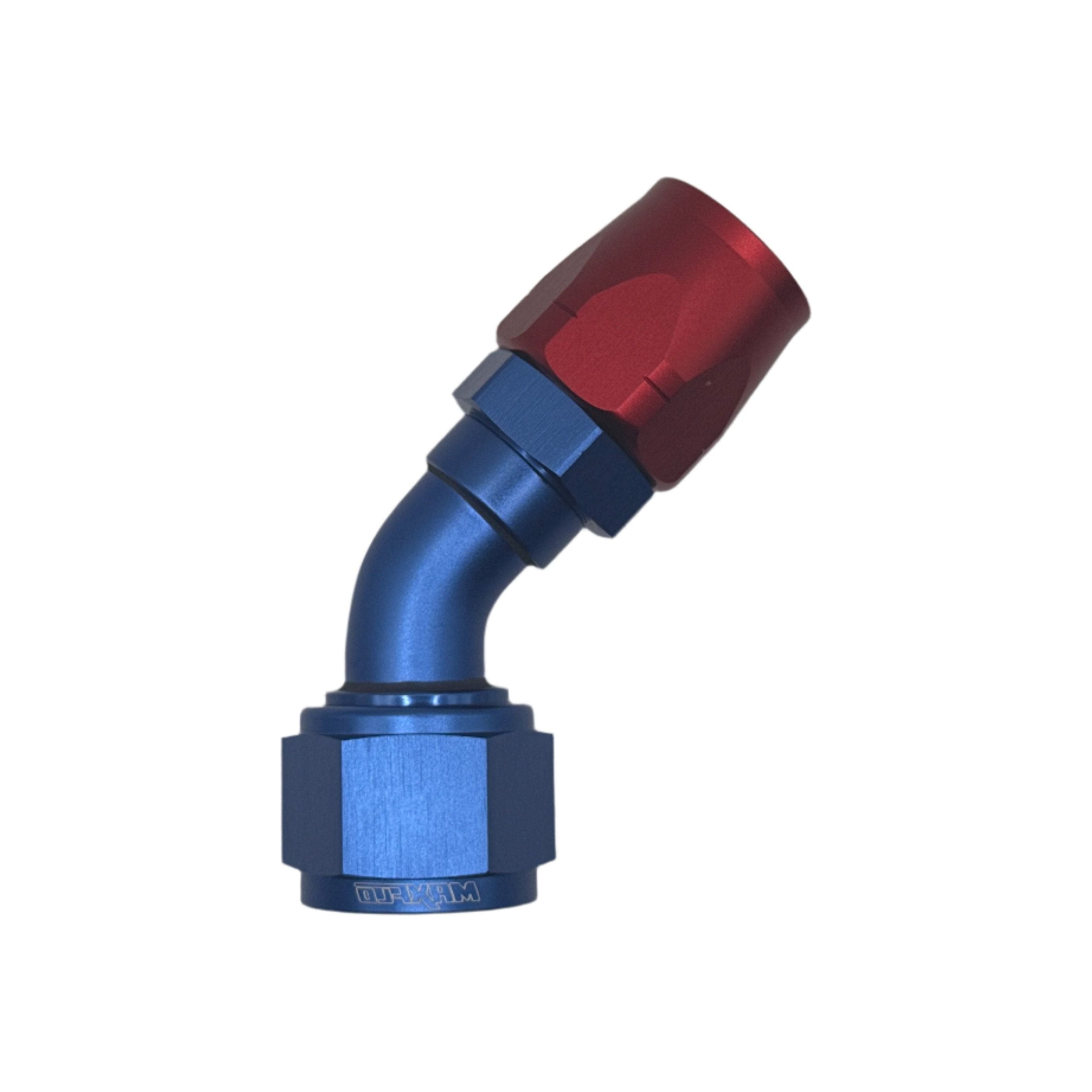 MaxFlo AN12 45 Degree Swivel Blue/Red