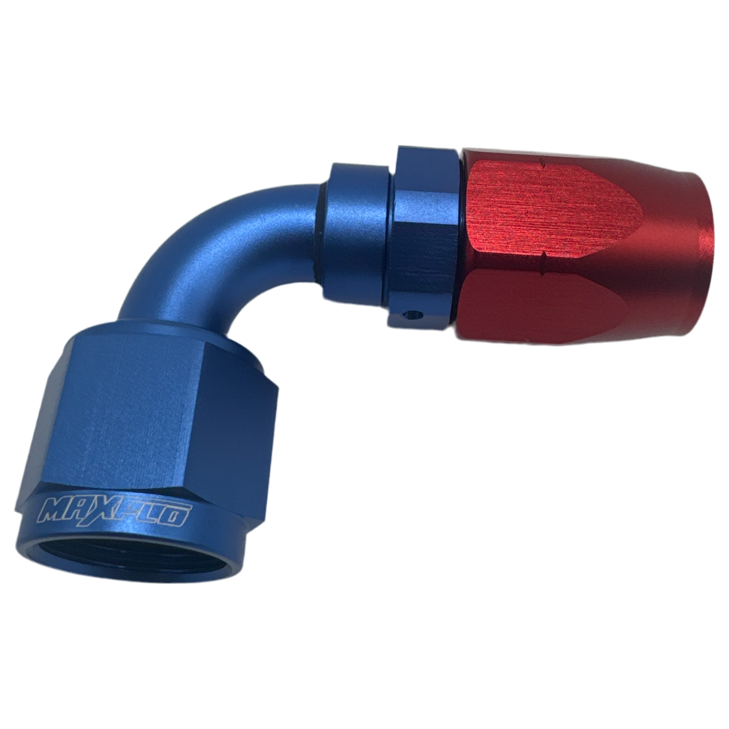 MaxFlo AN8 90 Degree Swivel Blue/Red