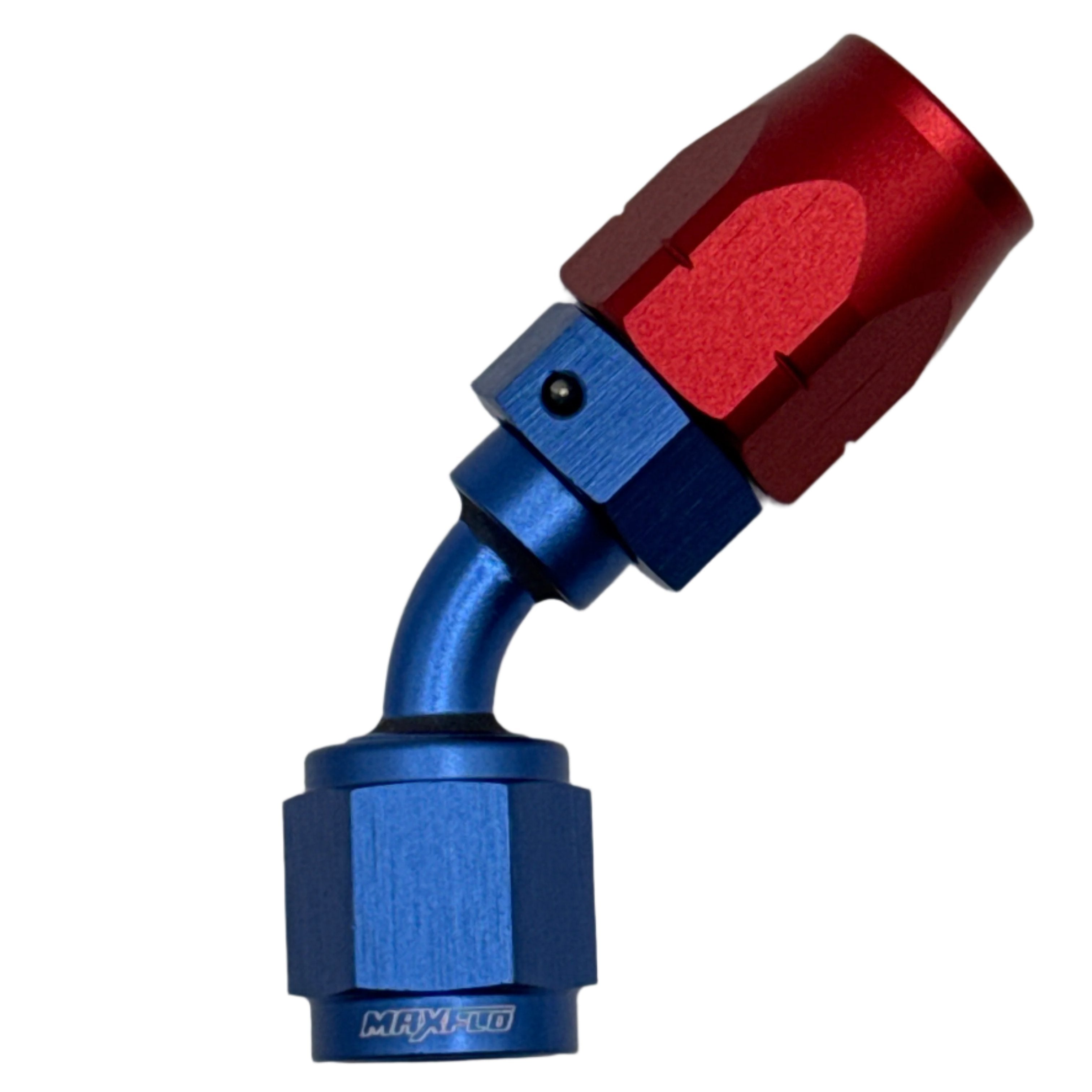 MaxFlo AN4 45 Degree Swivel Blue/Red