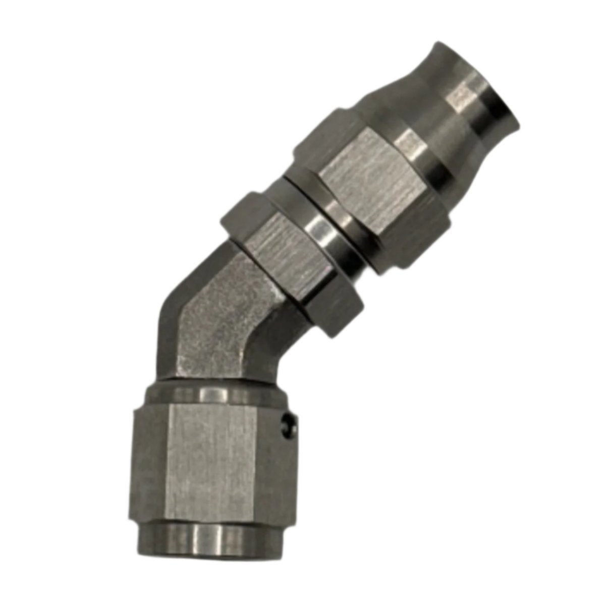 MaxFlo AN4 Stainless Steel 45 Degree Swivel