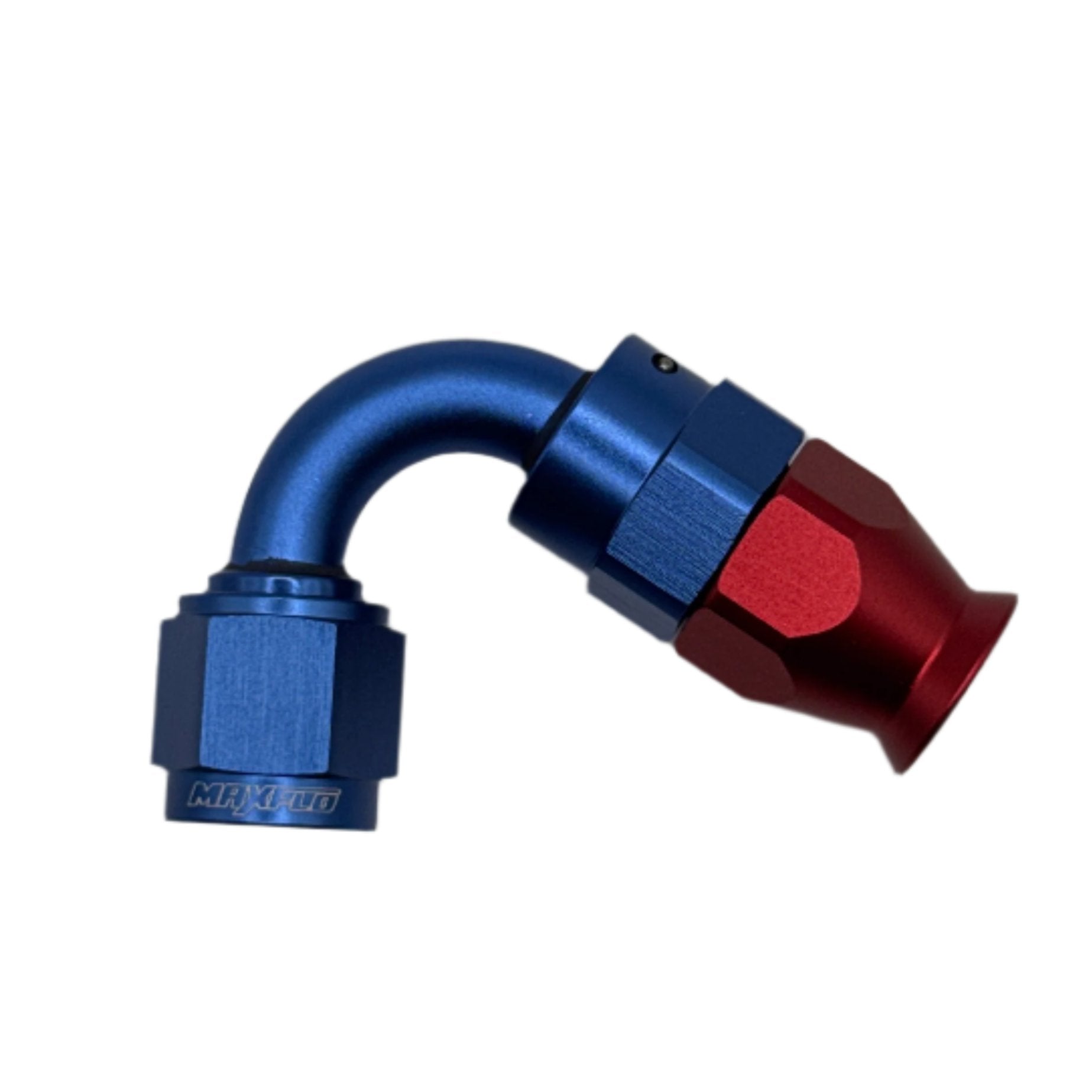 MaxFlo AN6 120 Degree Swivel Blue Red PTFE