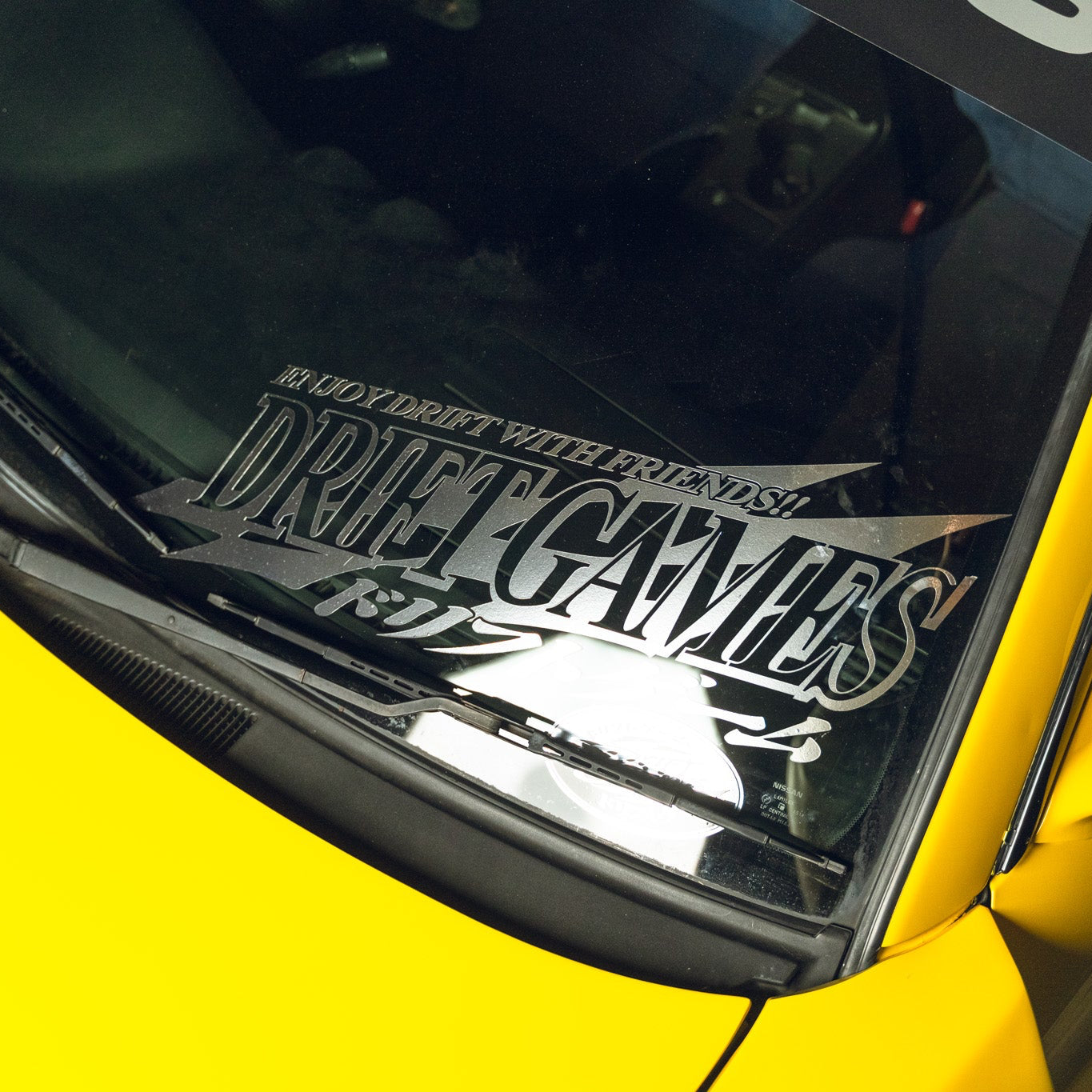 XL Chrome Window Decal