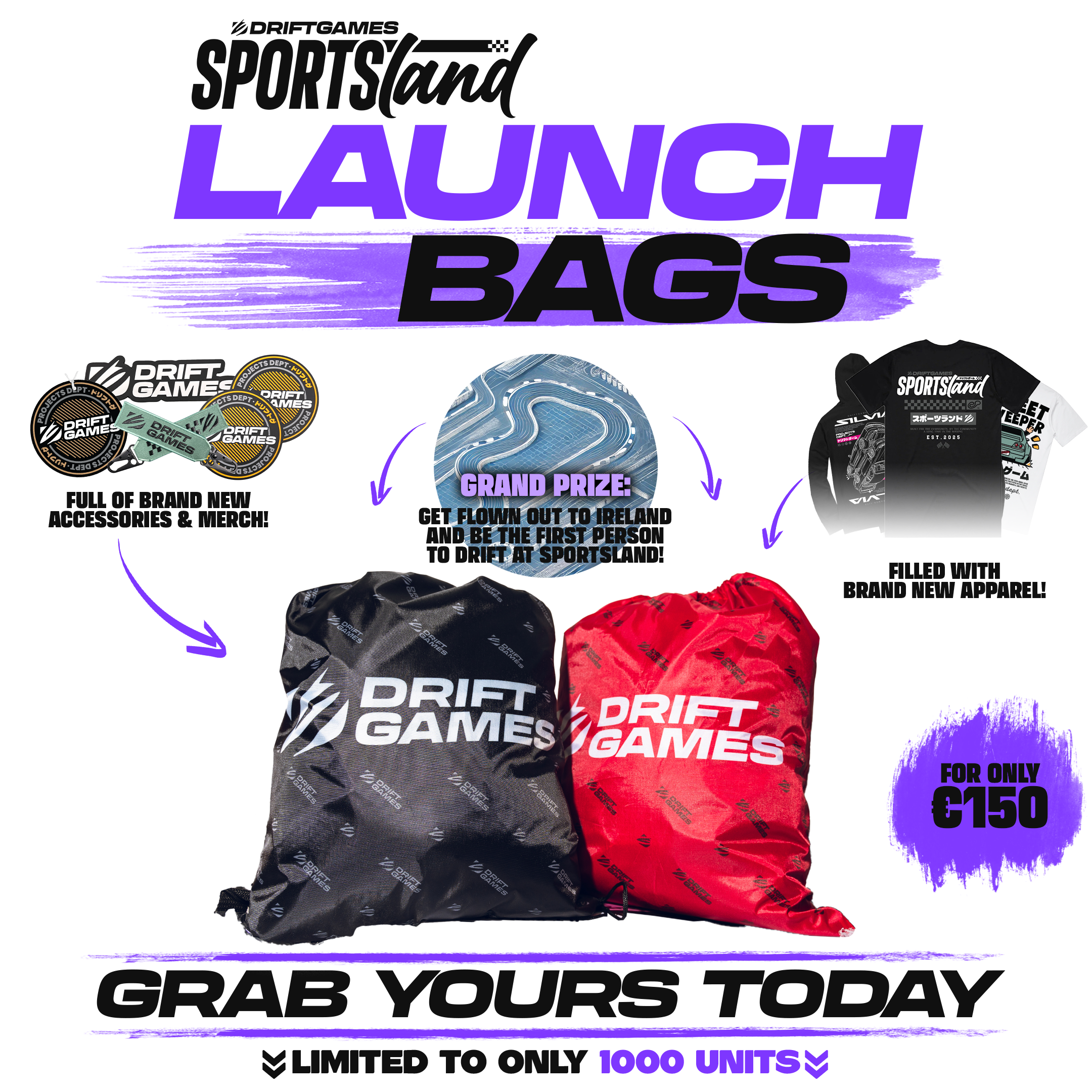 Sportsland Launch Mystery Bag