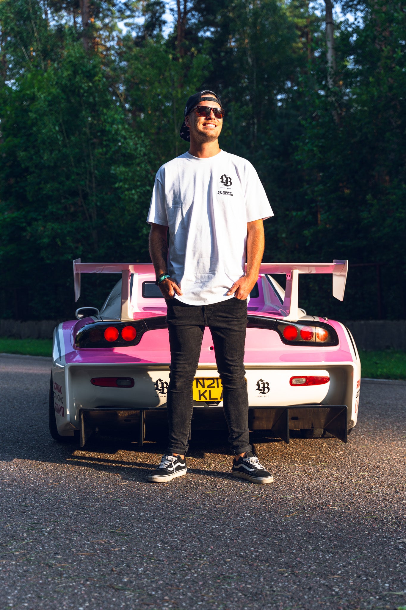 Liberty Walk x Drift Games RX7 Tee