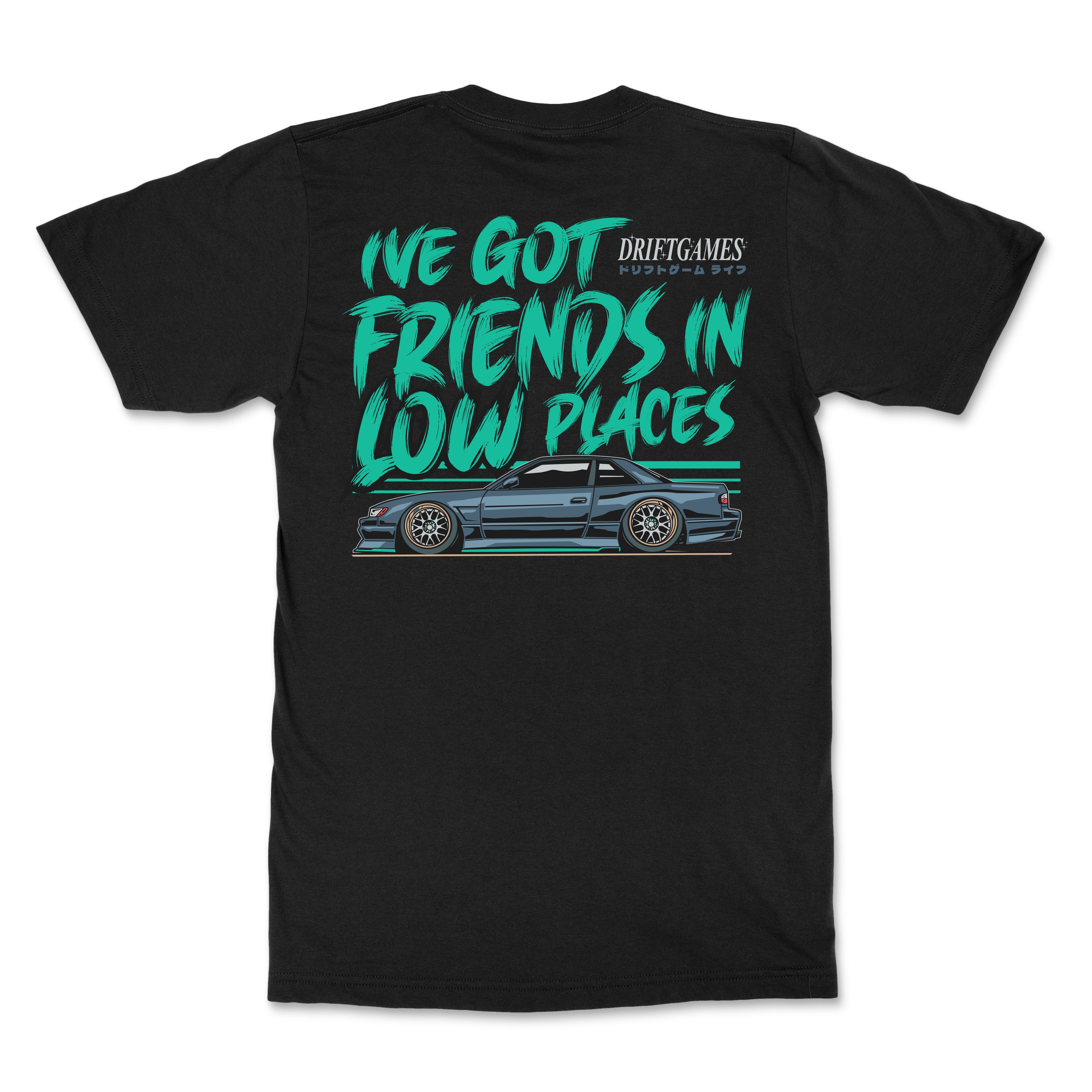 Friends in Low Places Black Tee