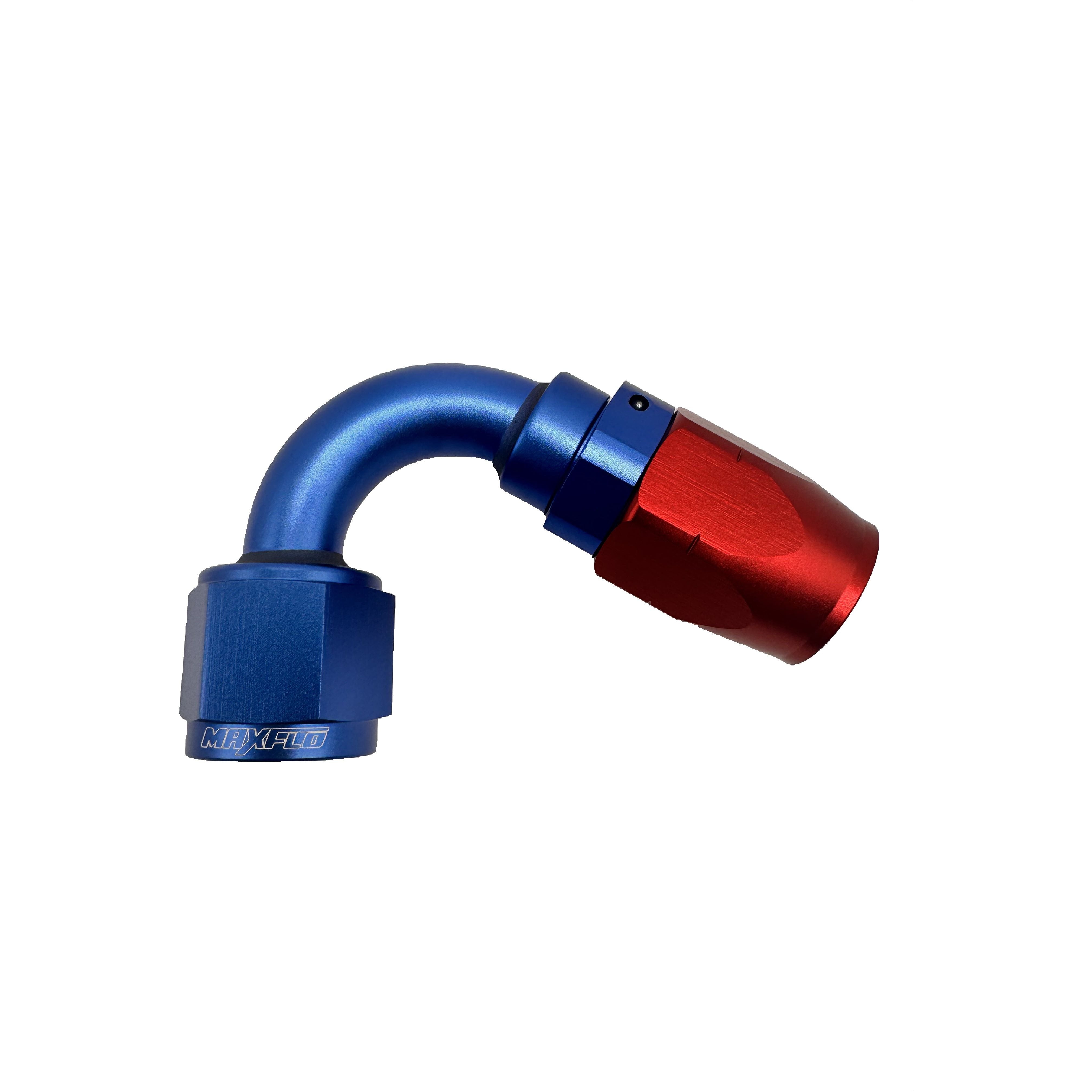 MaxFlo AN8 120 Degree Swivel Blue/Red