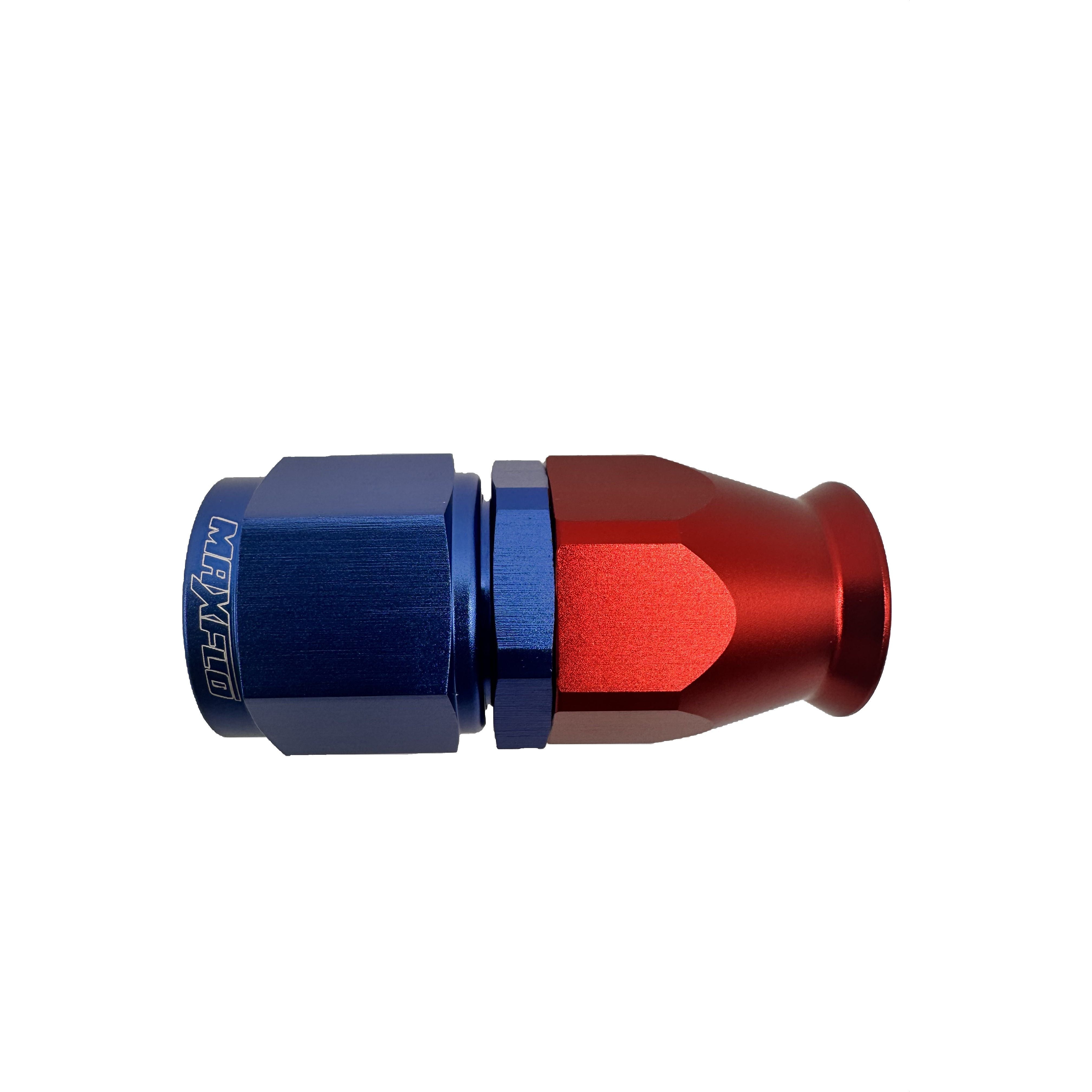 MaxFlo AN8 Straight Blue/Red PTFE