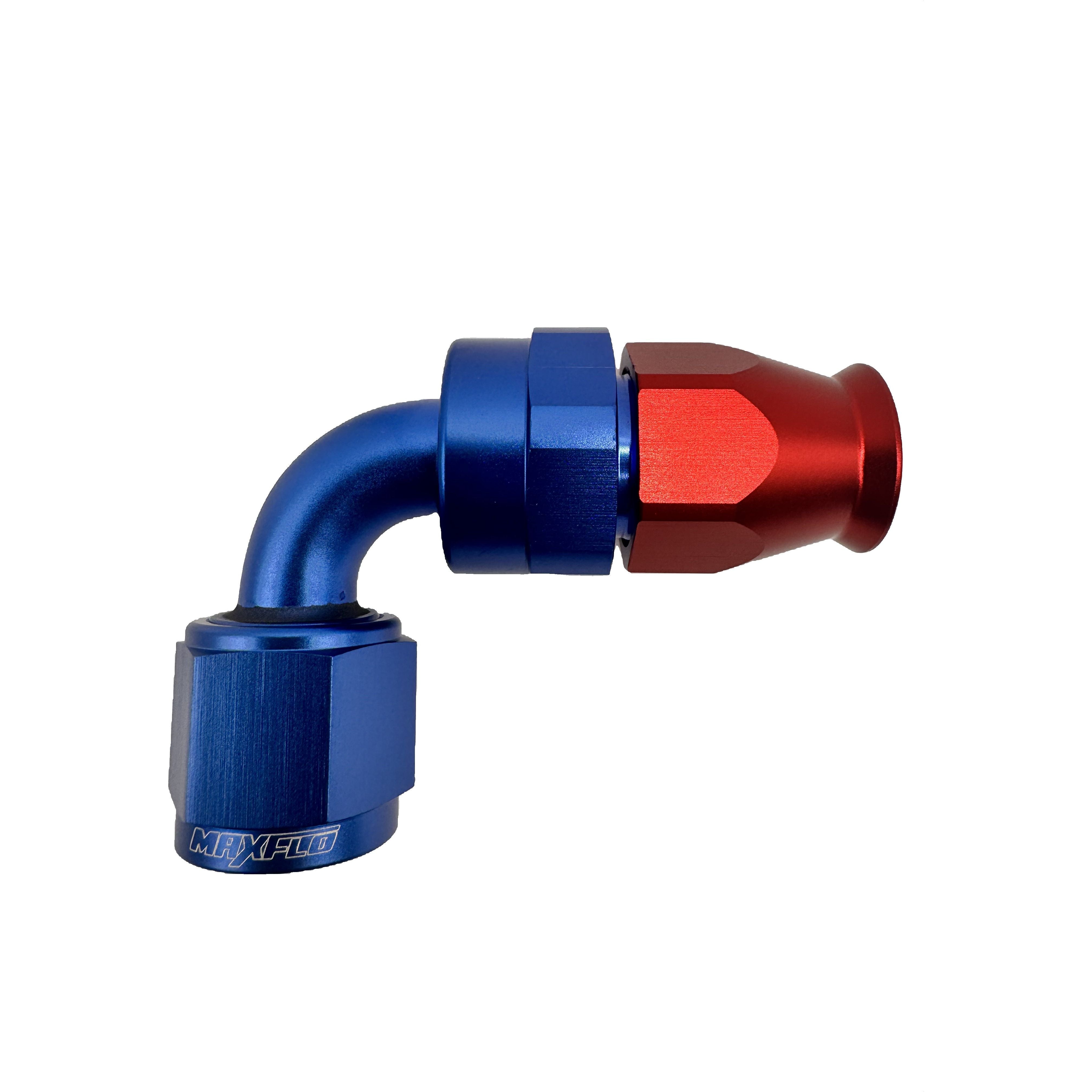 MaxFlo AN12 90 Degree Swivel Blue/Red