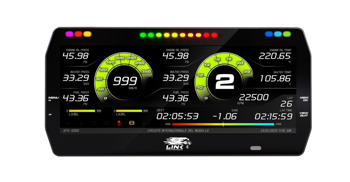 Link Racing Display Link ECU MXT Strada 10-inch Dash - Race Edition