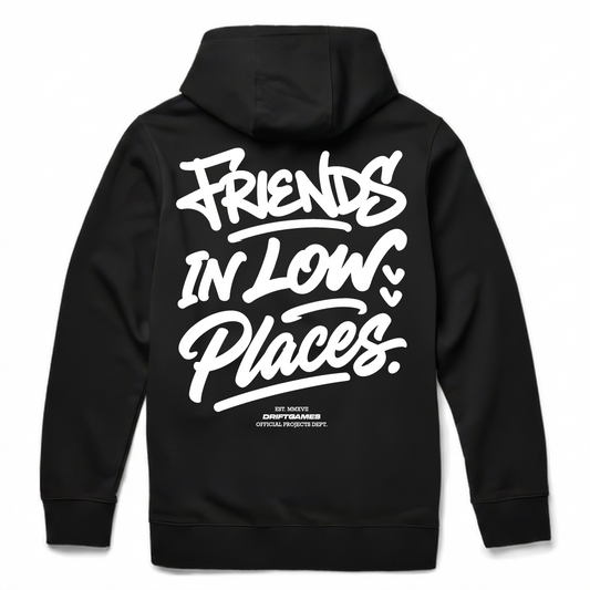 Friends in Low Places Black Hoody