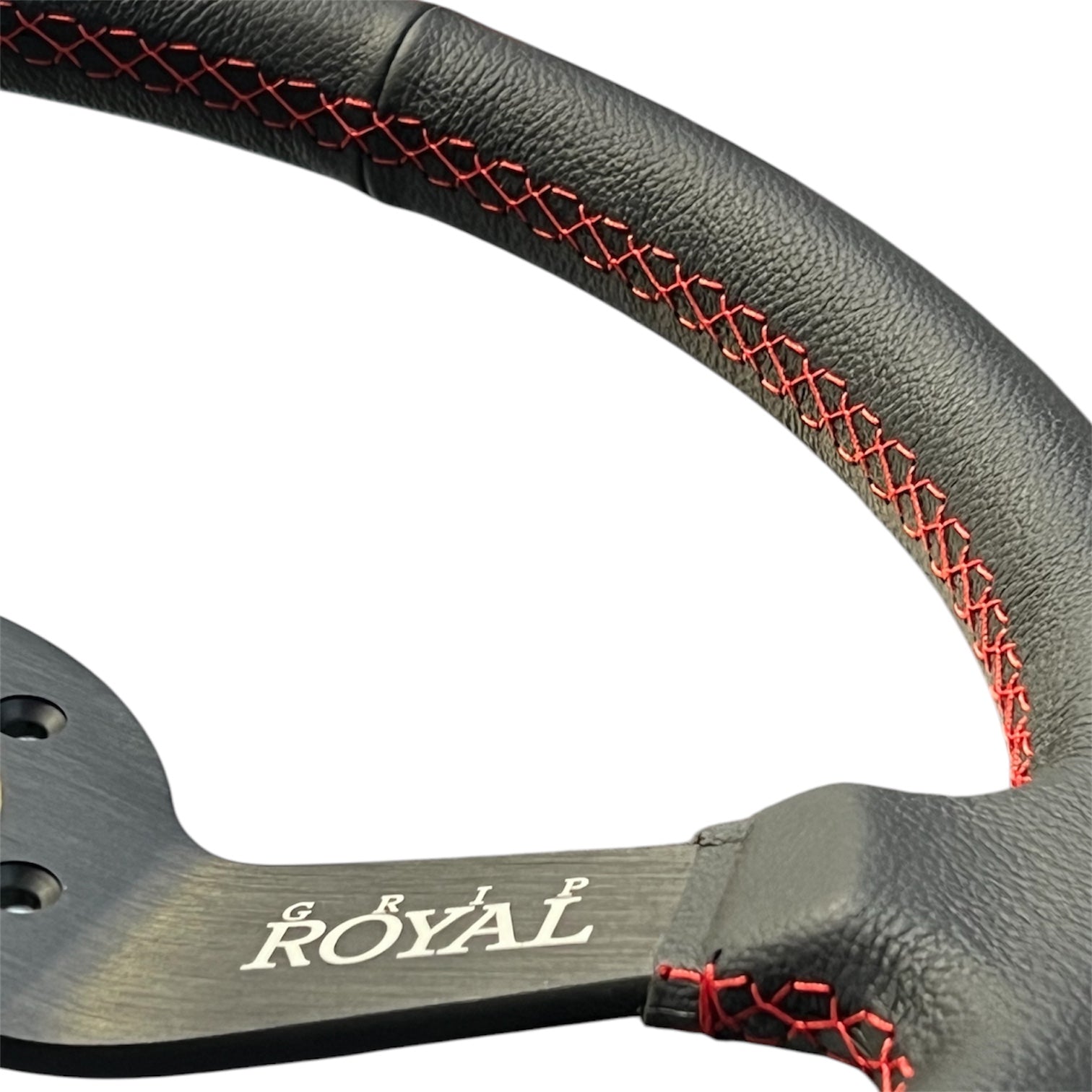 Grip Royal Brute - Leather w/ Red - 350mm