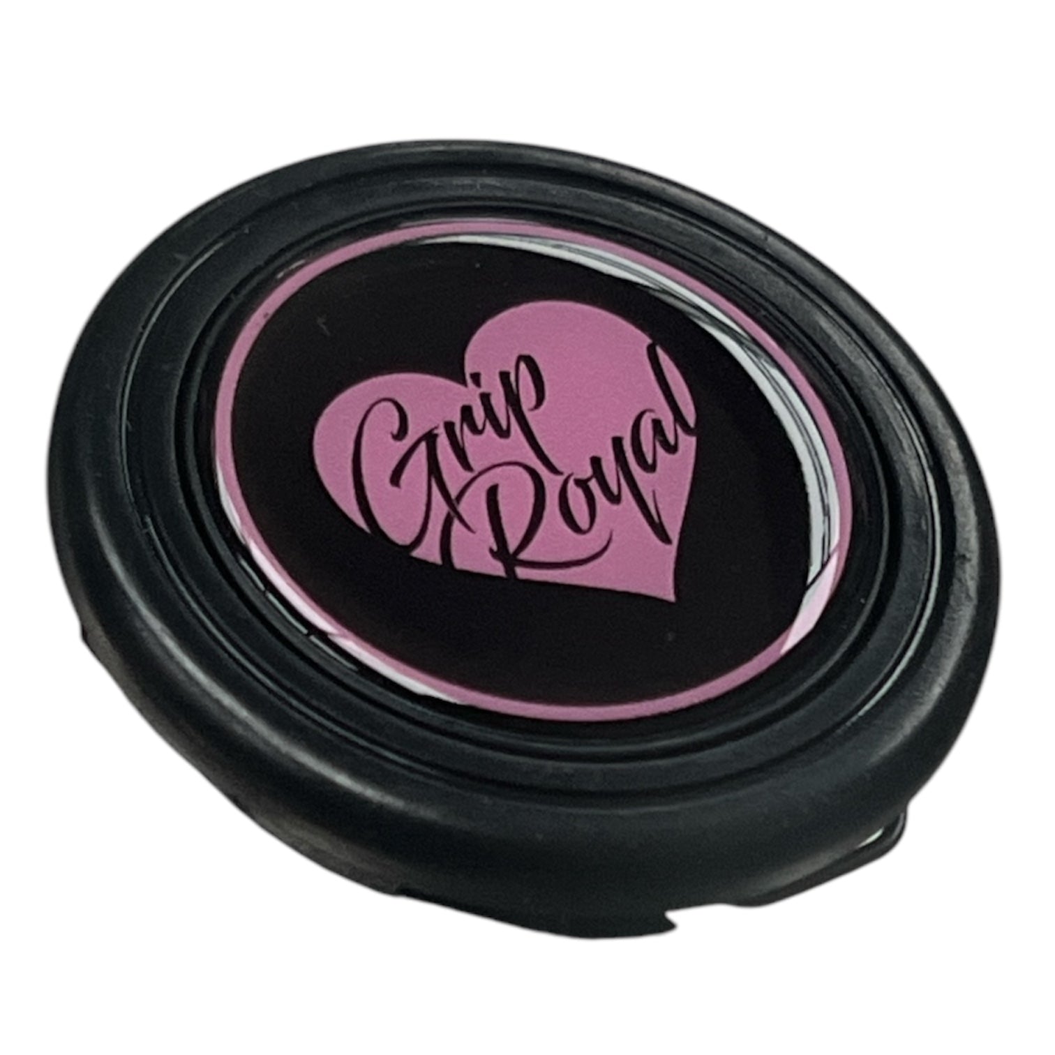 Grip Royal Horn Button - Pink Heart