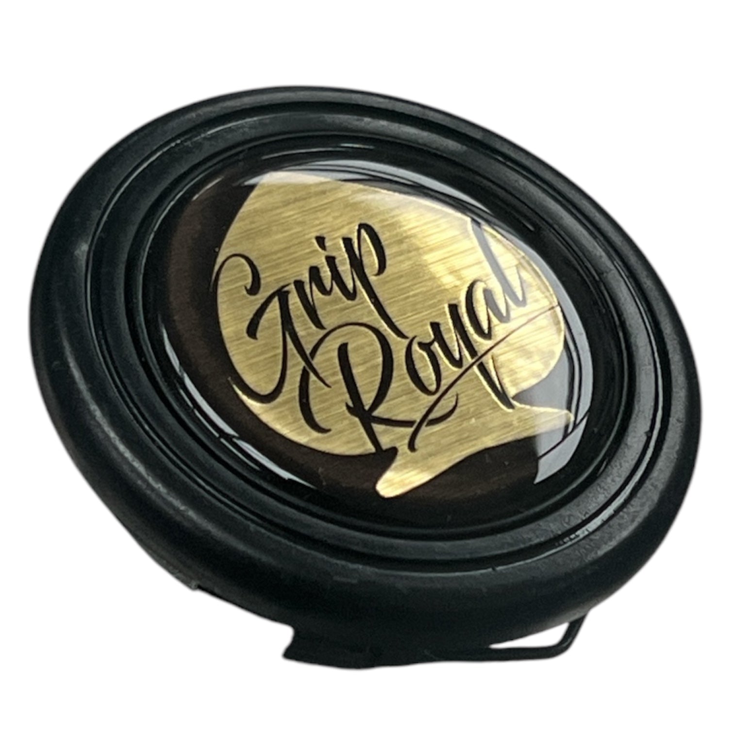 Grip Royal Horn Button - Gold Spade