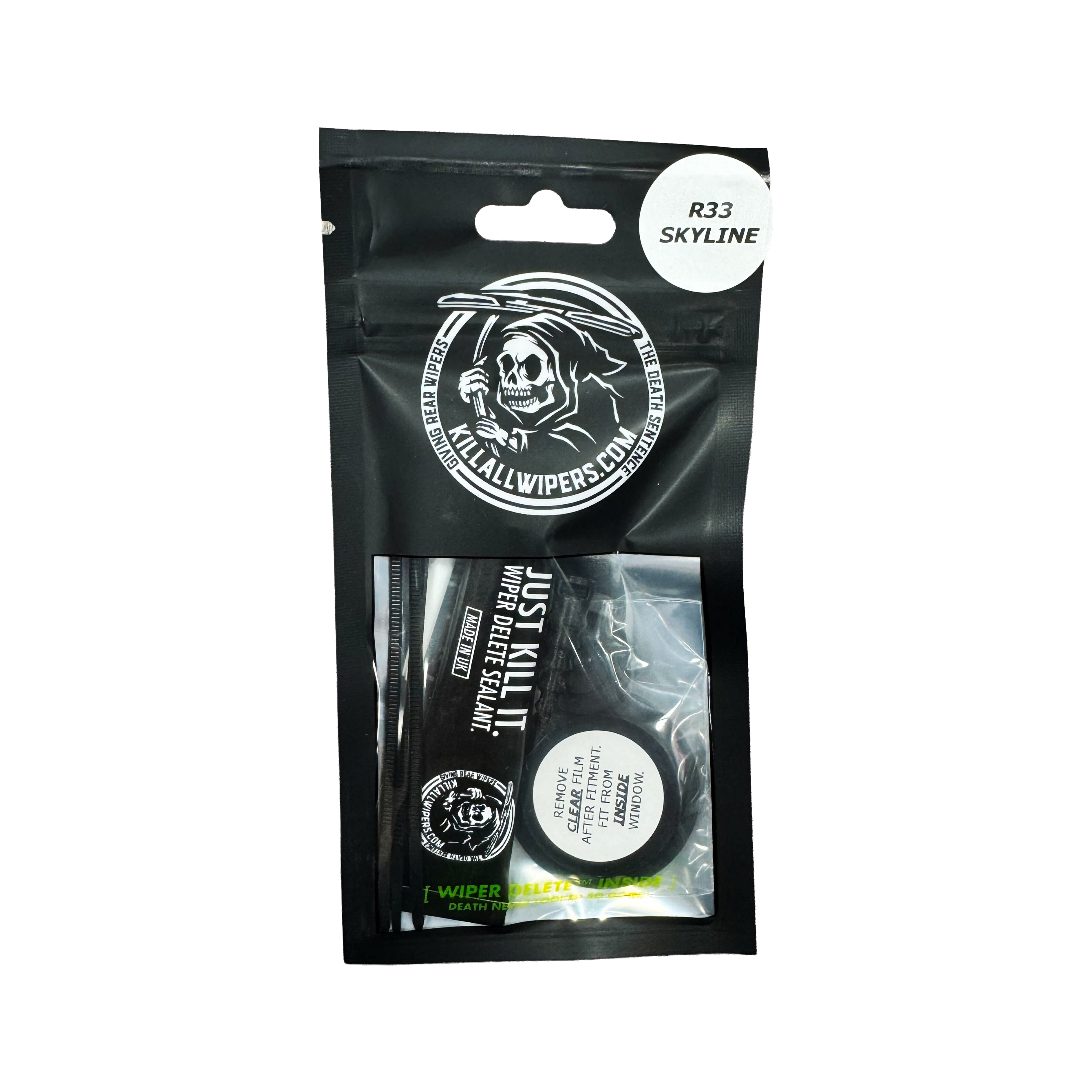 Nissan R33 Skyline • Flush Wiper Delete Kit